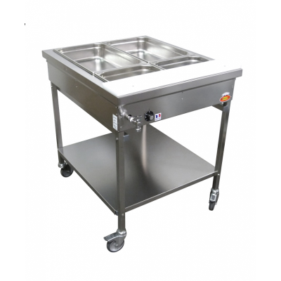 Bain marie mobile sur chassis